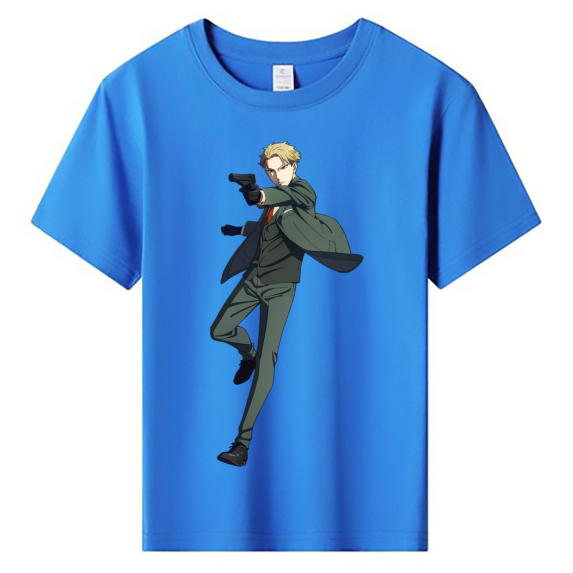（画像用） SPY×FAMILY间谍家家酒 綿100％キッズTシャツ（フロントプリント）